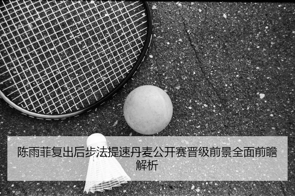 陈雨菲复出后步法提速丹麦公开赛晋级前景全面前瞻解析